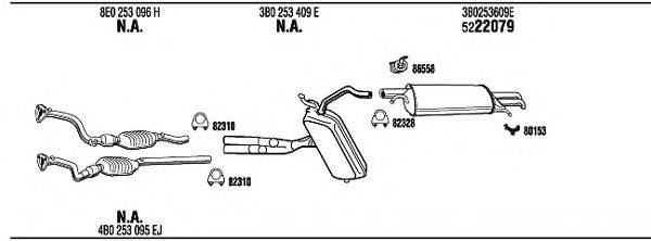 FONOS VW50933 Система випуску ОГ