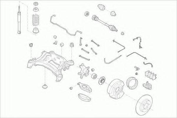 BOGE MERCECKLARB001 Рульове управління; Підвіска колеса