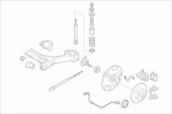 BOGE VWGOLFRB009 Рульове управління; Підвіска колеса