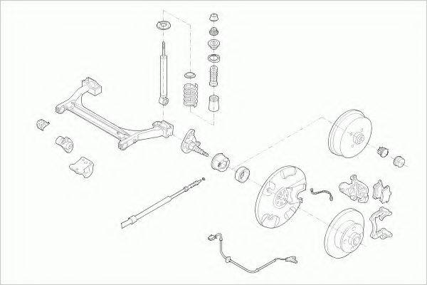 BOGE VWGOLFRB001 Рульове управління; Підвіска колеса