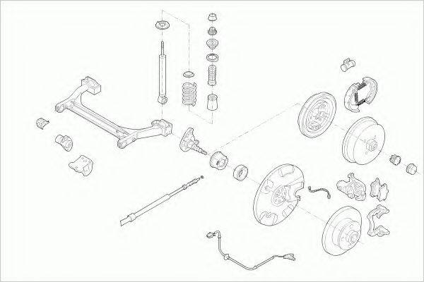 BOGE VWGOLFRB003 Рульове управління; Підвіска колеса