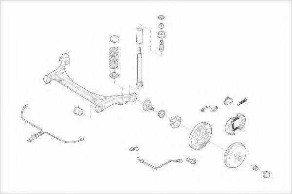 BOGE VWLUPORB001 Рульове управління; Підвіска колеса