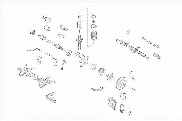 BOGE FORDESCORFB006 Рульове управління; Підвіска колеса