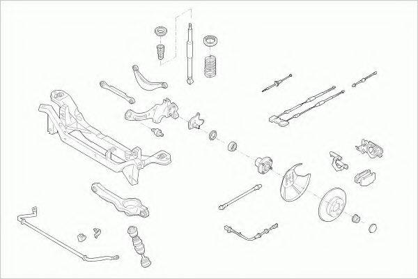 BOGE FORDFOCUSRB004 Рульове управління; Підвіска колеса