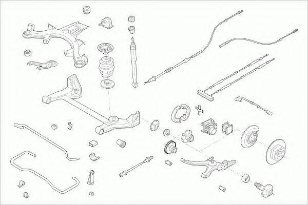 BOGE OPELVECTRRB009 Рульове управління; Підвіска колеса