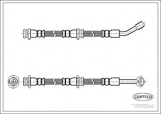 CORTECO 19032695 Гальмівний шланг