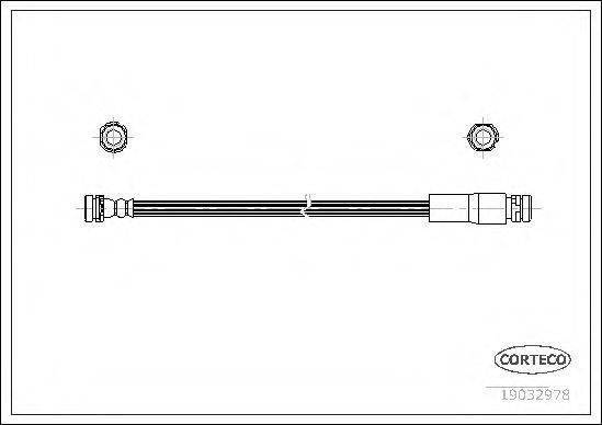 CORTECO 19032978 Гальмівний шланг