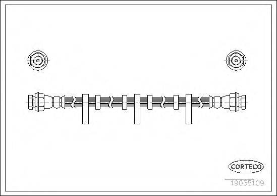 CORTECO 19035109 Гальмівний шланг