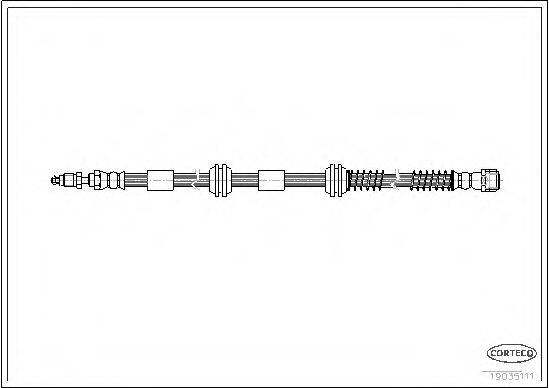 CORTECO 19035111 Гальмівний шланг