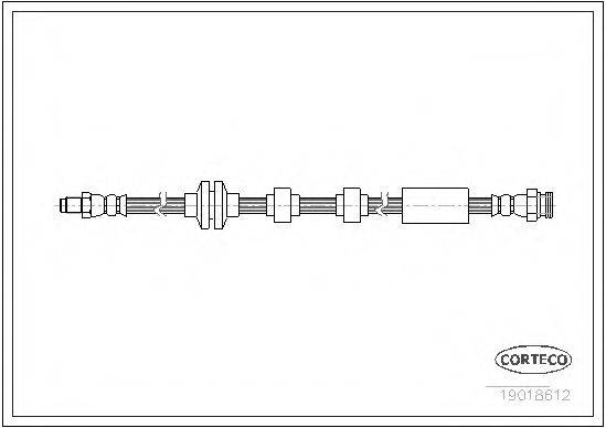 CORTECO 19018612 Гальмівний шланг