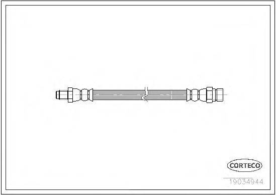 CORTECO 19034944 Гальмівний шланг
