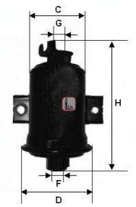 SOFIMA S1557B Паливний фільтр