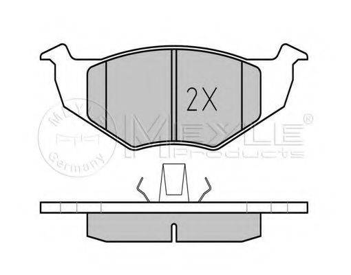 MEYLE 0252186615PD Комплект гальмівних колодок, дискове гальмо