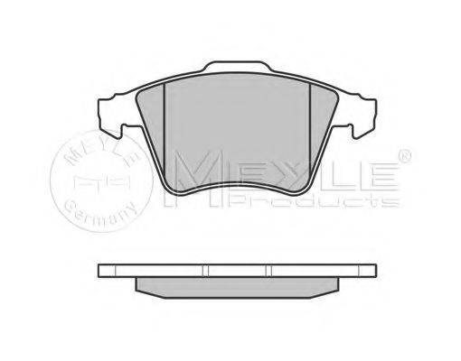 MEYLE 0252374919W Комплект гальмівних колодок, дискове гальмо
