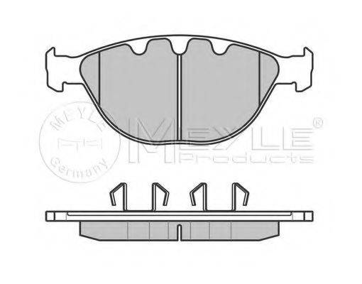 MEYLE 0252379120 Комплект гальмівних колодок, дискове гальмо