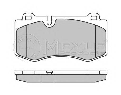 MEYLE 0252396018 Комплект гальмівних колодок, дискове гальмо