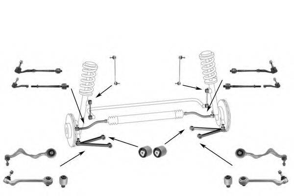 MEYLE WG0543000 Рульове управління; Підвіска колеса