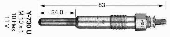 NGK 6704 Свічка розжарювання