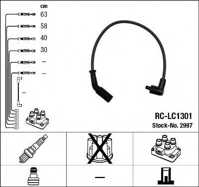 NGK 2997 Комплект дротів запалювання