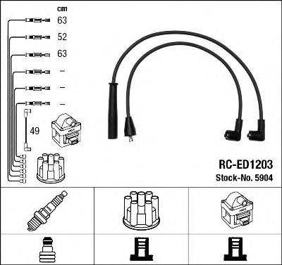 NGK 5904 Комплект дротів запалювання