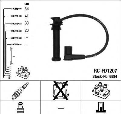 NGK 6984 Комплект дротів запалювання