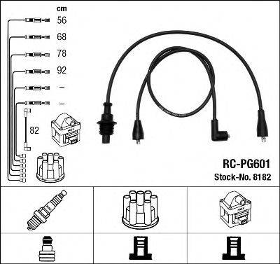 NGK 8182 Комплект дротів запалювання