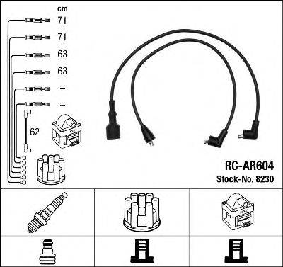 NGK 8230 Комплект дротів запалювання