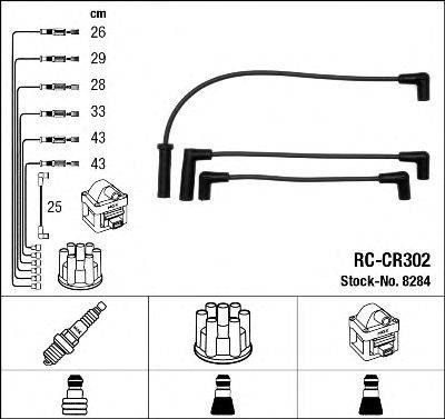 NGK 8284 Комплект дротів запалювання