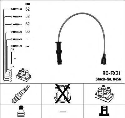 NGK 8456 Комплект дротів запалювання