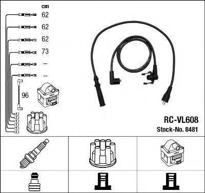 NGK 8481 Комплект дротів запалювання