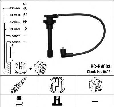 NGK 8496 Комплект дротів запалювання