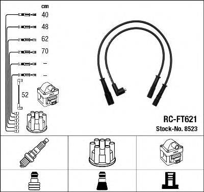 NGK 8523 Комплект дротів запалювання