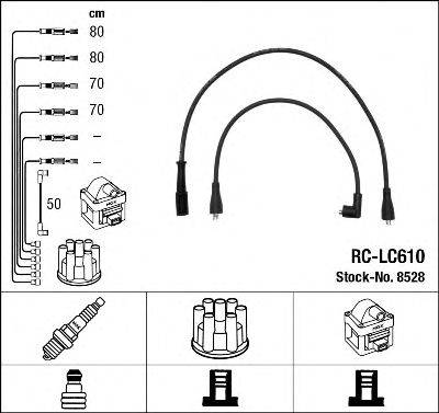 NGK 8528 Комплект дротів запалювання