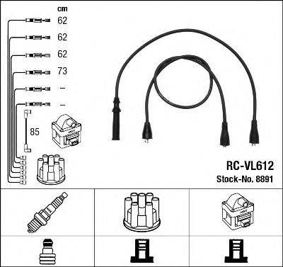 NGK 8891 Комплект дротів запалювання