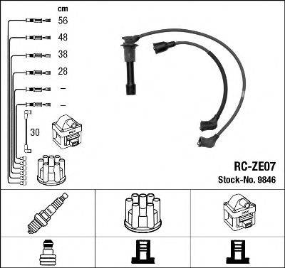 NGK 9846 Комплект дротів запалювання