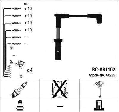 NGK 44255 Комплект дротів запалювання