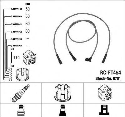 NGK 0701 Комплект дротів запалювання