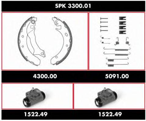 ROADHOUSE SPK330001 Комплект гальм, барабанний гальмівний механізм