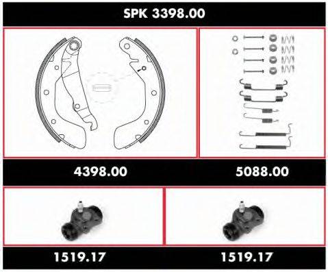 ROADHOUSE SPK339800 Комплект гальм, барабанний гальмівний механізм