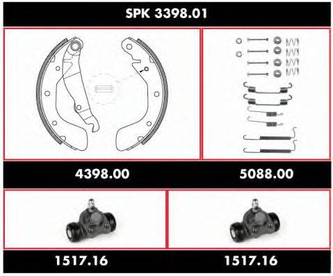 ROADHOUSE SPK339801 Комплект гальм, барабанний гальмівний механізм