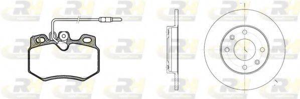 ROADHOUSE 817004 Комплект гальм, дисковий гальмівний механізм