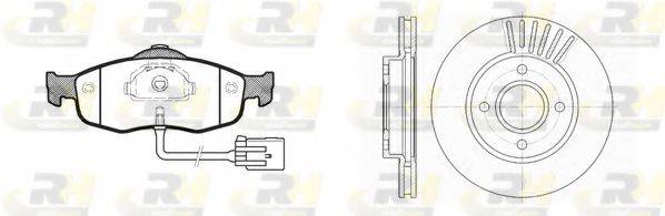 ROADHOUSE 843200 Комплект гальм, дисковий гальмівний механізм