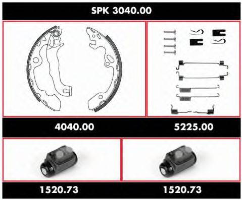 REMSA SPK304000 Комплект гальм, барабанний гальмівний механізм