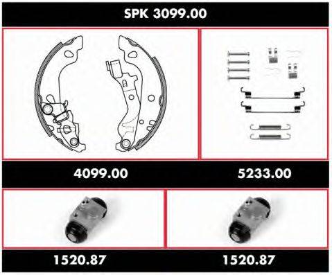 REMSA SPK309900 Комплект гальм, барабанний гальмівний механізм