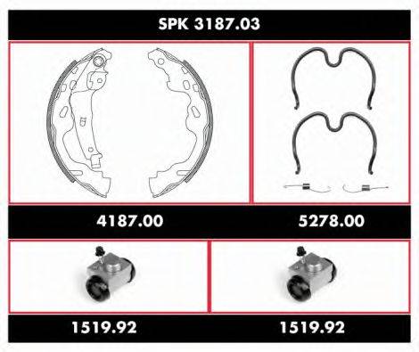 REMSA SPK318703 Комплект гальм, барабанний гальмівний механізм