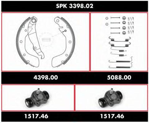 REMSA SPK339802 Комплект гальм, барабанний гальмівний механізм