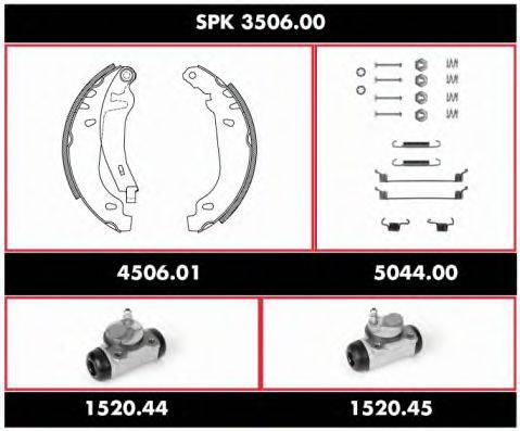 REMSA SPK350600 Комплект гальм, барабанний гальмівний механізм