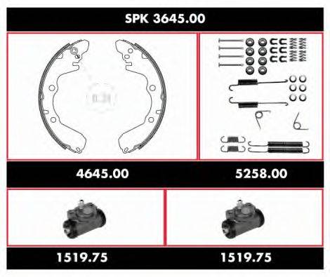 REMSA SPK364500 Комплект гальм, барабанний гальмівний механізм