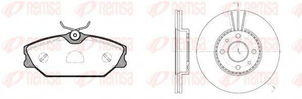 REMSA 820804 Комплект гальм, дисковий гальмівний механізм