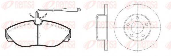 REMSA 848600 Комплект гальм, дисковий гальмівний механізм